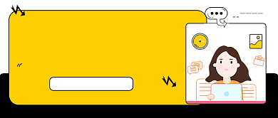 黄色培训机构课程报名公众号首图背景