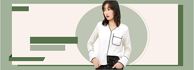淘宝新势力周秋上新女装banner背景