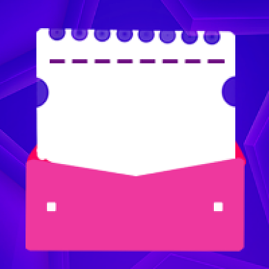 优惠券促销炫彩大气公众号次图背景