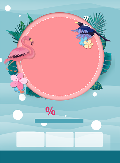 蓝色清新新品线下商场促销活动优惠海报背景