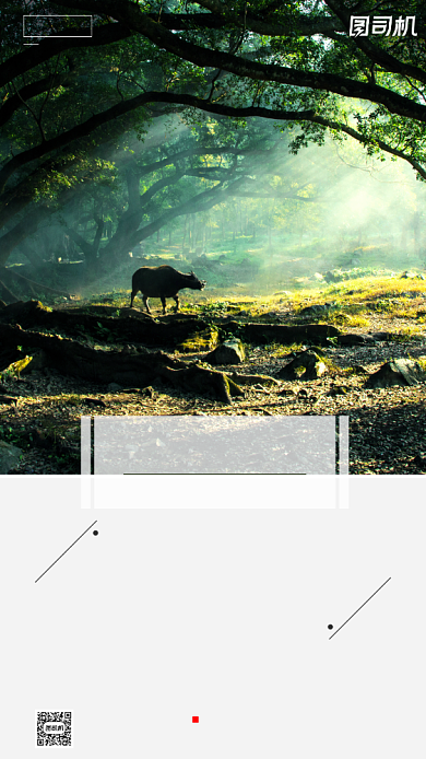 励志早安签到手机海报背景