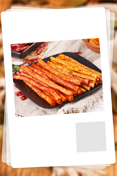 点心零食辣条年货节美食主图直通车背景