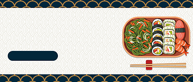 日系北海道地道美食新媒体首图背景