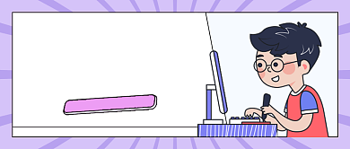 本周学习目标学霸指南卡通首图背景