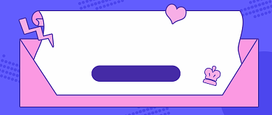 少女心好物分享卡通公众号首图背景