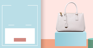 双十二女包包包时尚促销海报上新背景