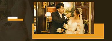 新势力周婚纱电商淘宝天猫banner背景