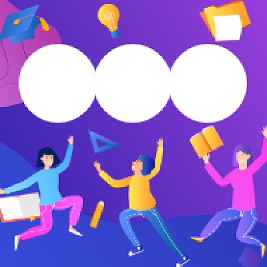 夏令营招生简约插画公众号次图背景