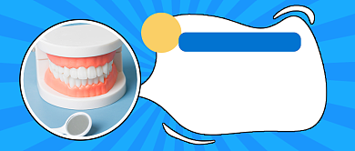 全国爱牙日蓝色简约公众号首图背景