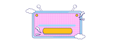 影视资讯清新几何公众号logo背景