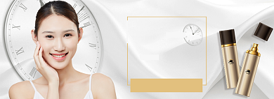 化妆品保湿补水护肤品banner背景