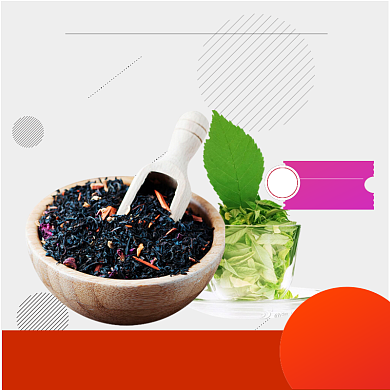 绿色清新茶叶礼盒主图直通车背景