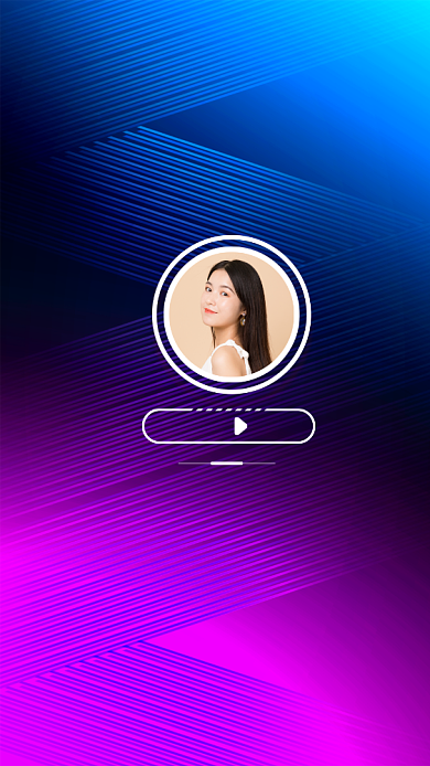 创意简约渐变讲师团队聊天背景图背景