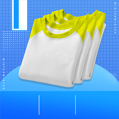 冬季保暖内衣时尚简约促销材质主图背景