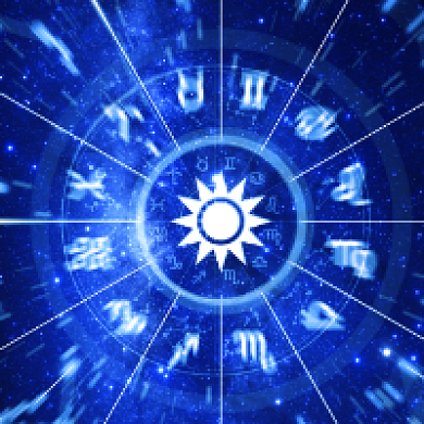 星座运势大气简约公众号次图背景