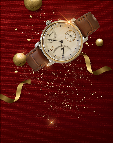 男人节高端高端手表海报背景