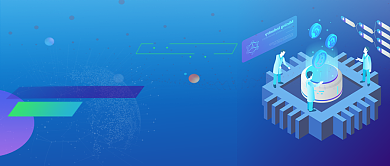 蓝色渐变科技大数据会议公众号首图背景