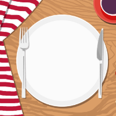 光盘行动简约插画公众号次图背景