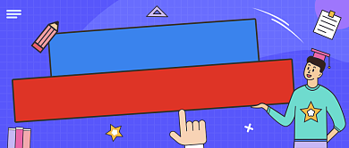 英语培训蓝色扁平风公众号首图背景