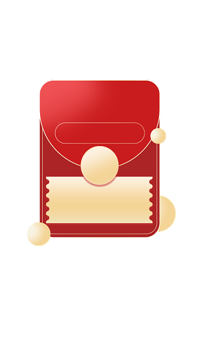 红色双十一补贴红包弹窗背景