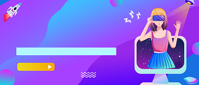 创意VR体验馆公众号首图背景