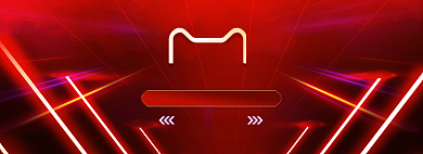 双十二红色大促氛围科技风灯管霓虹灯背景