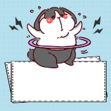 减肥秘籍可爱插画公众号次图背景