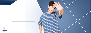 时尚男装短袖夏季换季清仓banner背景