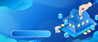 金融股票科技扁平公众号首图背景