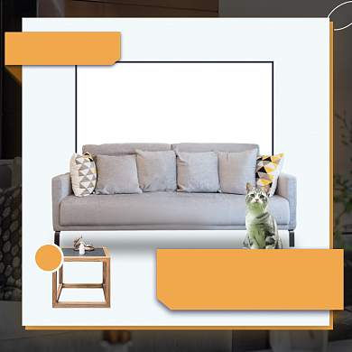 家居家装沙发椅子家具促销电商主图背景