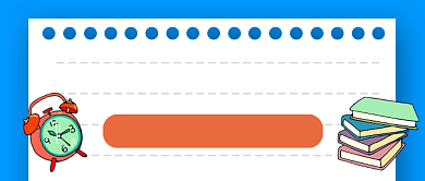 考研教育培训蓝色卡通公众号首图背景