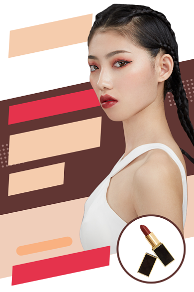 美妆美容化妆护肤口红粉底主图背景