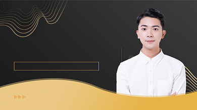 简约时尚深色直播课程封面背景