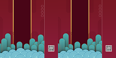 中国风活动促销盛典背景设计产品手提袋背景