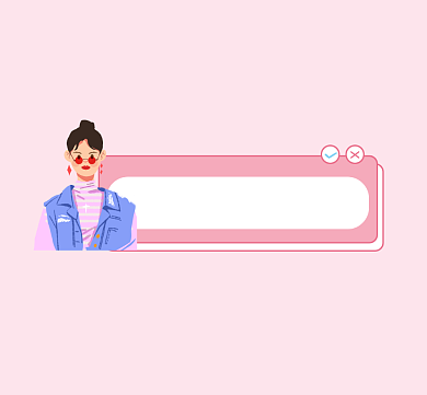 1800线明星粉色清新朋友圈封面背景