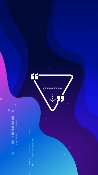 创意简约渐变讲师团队聊天背景图背景