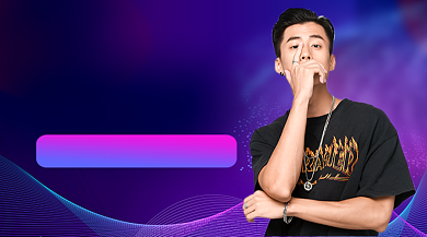 紫色时尚抖音短视频教学课程封面背景