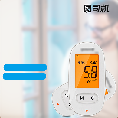 血糖仪医疗器械健康保健主图背景