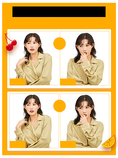 买家秀用户好评时尚简约电商女装对比主图背景