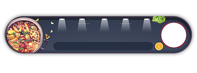 冬季夜宵满减促销胶囊banner背景