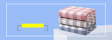 秋季新品毯子被子促销banner背景