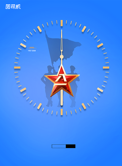 简约大气热血铸军魂建军节海报背景