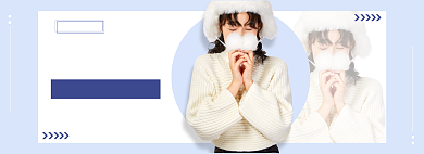 新势力周秋冬上新女装促销banner背景