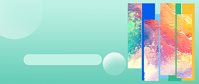 美术培训班招生简约公众号首图背景