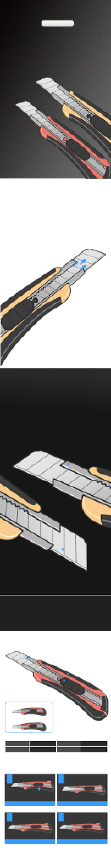 刀具设备日常通用美工刀详情页背景