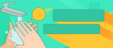 全球洗手日洗手方法公众号首图背景