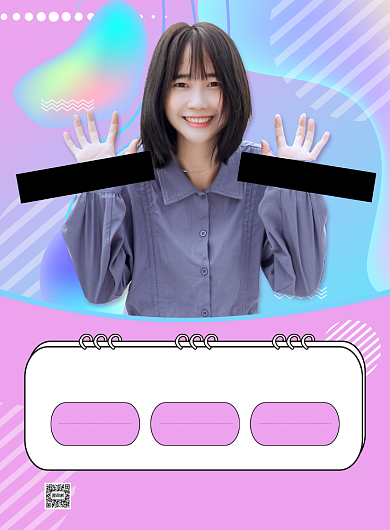 新年穿新衣时尚渐变创意印刷海报背景