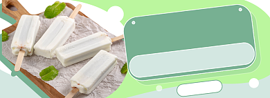 夏日冰棒促销电商淘宝banner图背景