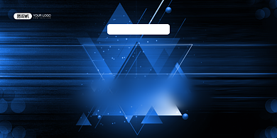 诈骗预防网络陷阱蓝色时尚公益展板背景