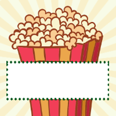 观影指南清新简约公众号次图背景